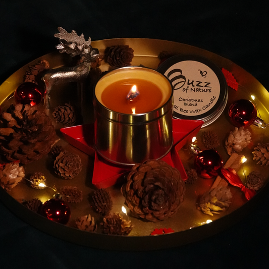 Tin Candle Pure Wax Christmas Blend
